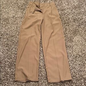 Elegant Tan Women's Trousers